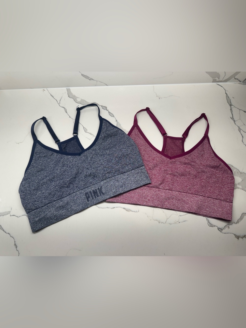 PINK Victoria's Secret Sports bras bundle of 2